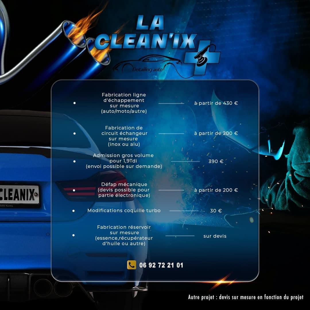 La Clean'ix — notre garage